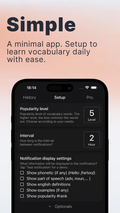 Capturas de pantalla de Vocaby - Learn Vocabulary